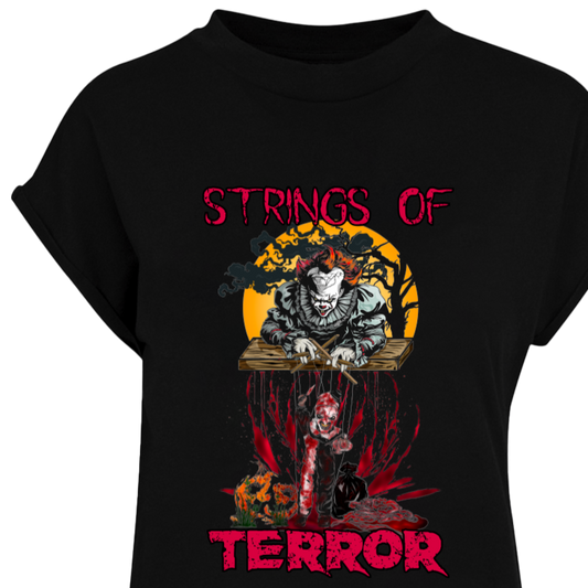 Strings Of Terror T-shirt horror clown inspired Dress