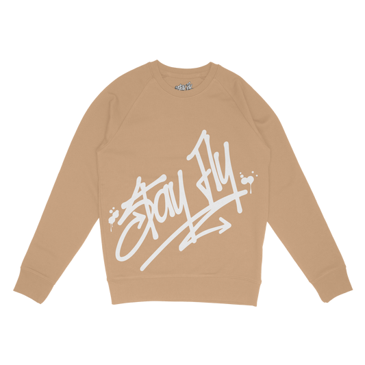 Adults Unisex Oversized Print Tagger Sweater