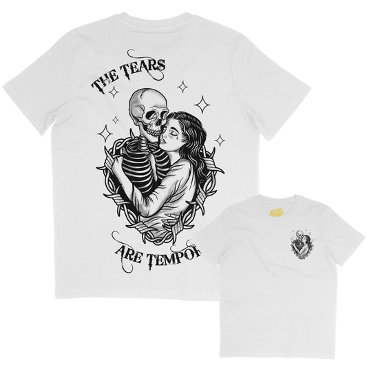 Barbed wire heart with the lovers Tattoo inspired T-shirt