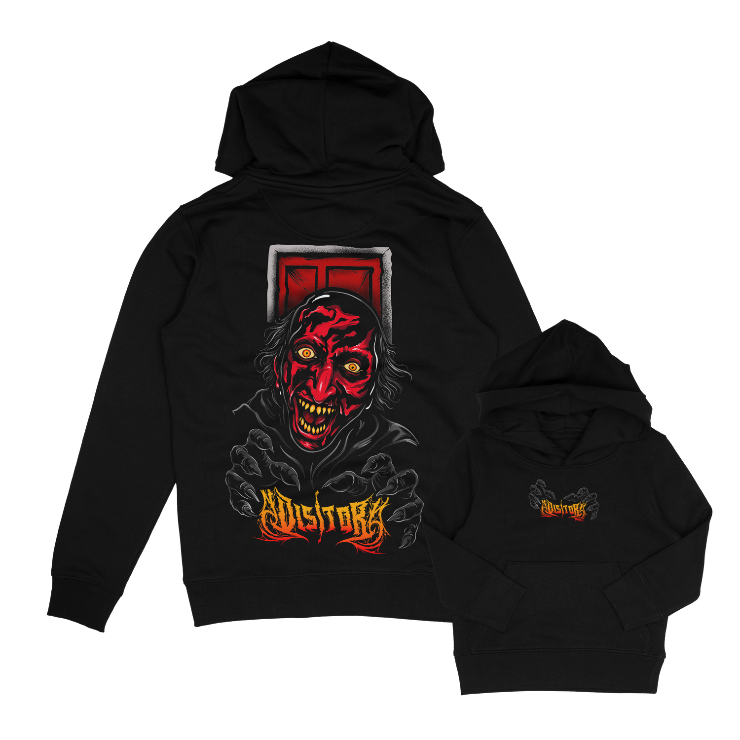  Visitor, lipstick face, insidious horror inspired  Childrens Hoodie