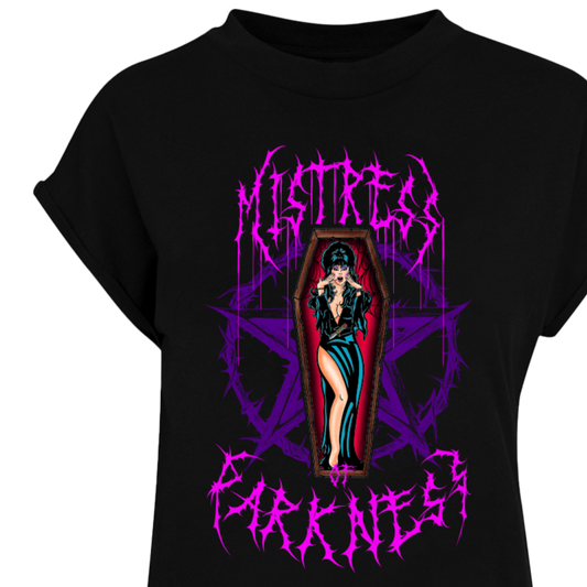 Mistress of darkness horror inspired tshirt dresss