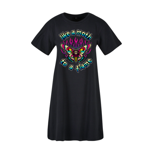 Attraction Crew Neck T-shirt Dress