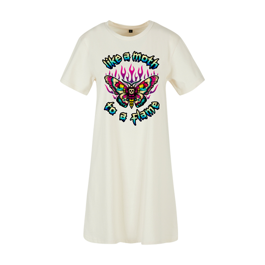 Attraction Crew Neck T-shirt Dress