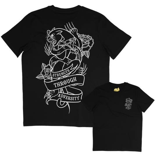 Alternative Adversity Panther tattoo inspired Tshirt.