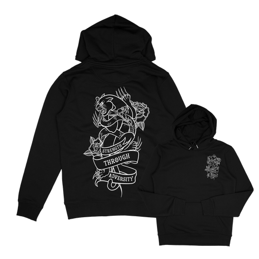 Adults Unisex Adversity panther tattoo inspired Hoodie