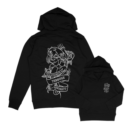Adversity panther tattoo inspired Hoodie