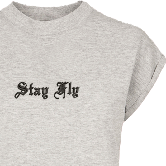 Adults Stay Fly Embroidered T-shirt Dress