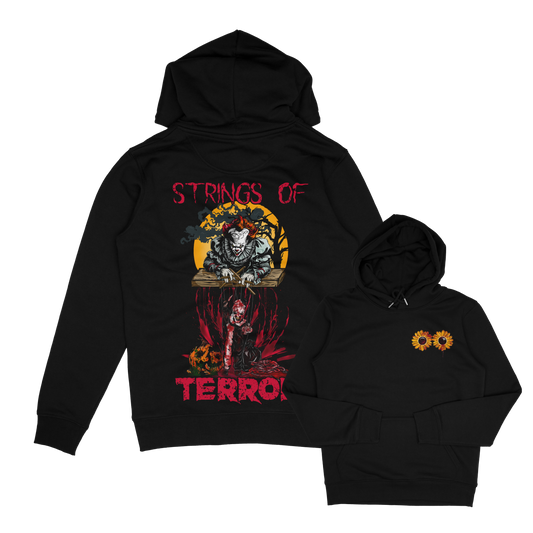 Adults Unisex Strings of Terror clown inspired Hoodie
