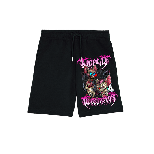 Unisex World Domination, pinky and the brain horror inspired Shorts