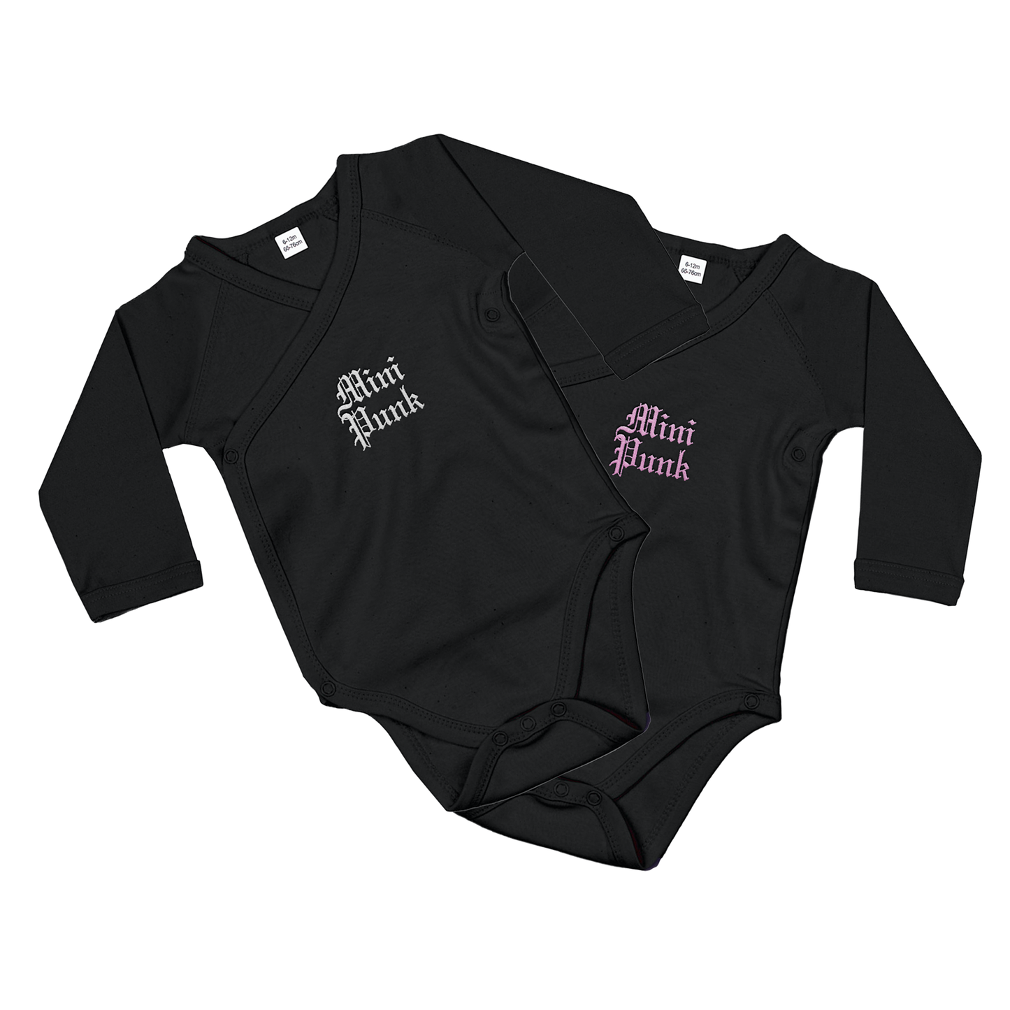 Mini Kids Embroidered Long Sleeve Bodysuit