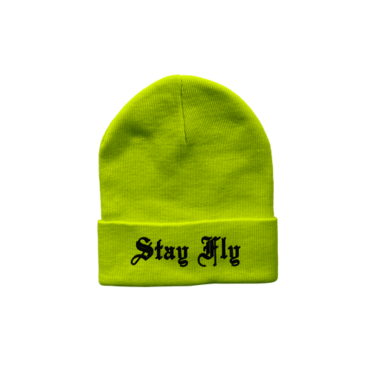 Junior Stay Fly Embroidered Beanie