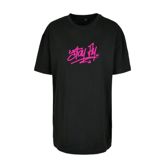 Women’s Tagger Logo Oversized Embroidered T-shirt