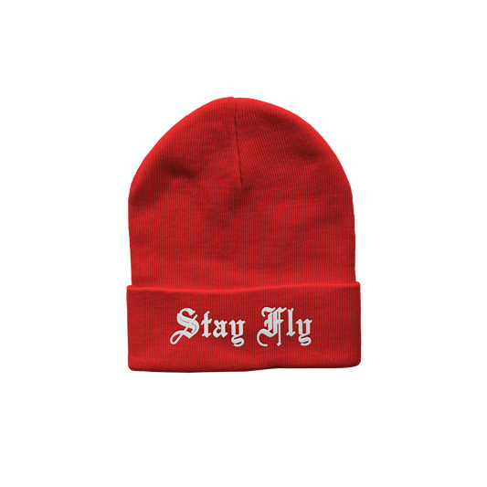 Junior Stay Fly Embroidered Beanie